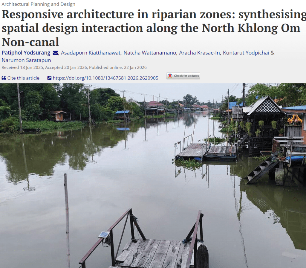 Cultural and Ecological Insights in Canal-Side Architecture